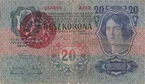 Ungarn p20 20 Korona 1920